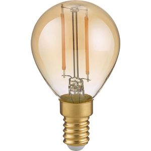 Trio leuchten - LED Lamp - Filament - E14 Fitting - 4W - Warm Wit - 2700K - Dimbaar - Amber - Glas