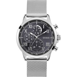 Guess Porter W1310G1 Horloge - Staal - Zilverkleurig - Ø 44 mm