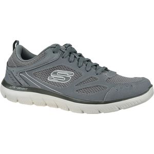 Skechers Summits-South Rim 52812-CHAR, Mannen, Grijs, Trainingschoenen, maat: 40