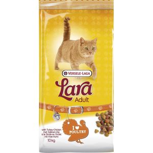 Versele-Laga Lara - Adult - Kalkoen/Kip - Kattenvoer - 10 kg