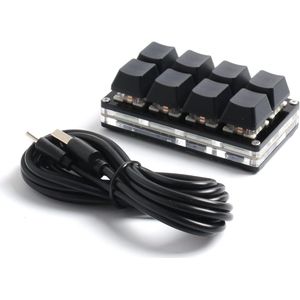 Toetsenbord USB Interface Aangepaste Kopie Paste Sneltoetsen Mini Mechanisch Toetsenbord voor SayoDevice - 8 Toetsen
