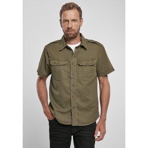 Urban Classics Overhemd -7XL- Vintage Groen