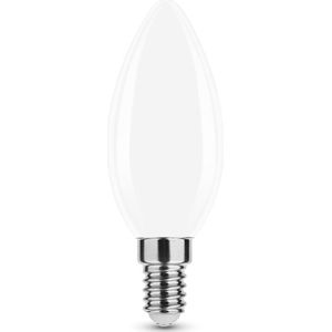 Modee E14 LED Lamp 4W - 470lm - 4000K - Neutraal Wit - LED Filament Melkglas Kaarslamp B35 - Vervangt 40W Halogeen Gloeilamp