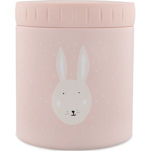 Trixie Thermos container - Mrs. Rabbit - Thermo lunchpot voor kinderen - 500 ML - RVS Lunchbox - Roze