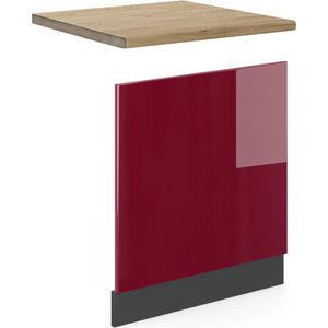 Vicco R-Line Keuken Frontpaneel – 60 cm , AP Eik Rood , AP Eik