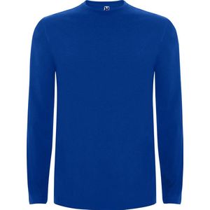 Kobalt Blauw Effen t-shirt lange mouwen model Extreme merk Roly maat 3XL