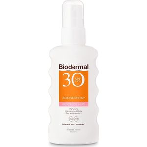 Biodermal Zonnebrand spray voor de gevoelige huid SPF 30 - 175ml - Zonnespray