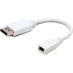 Cablexpert Mini DisplayPort naar DisplayPort adapter - DP1.1 / wit - 0,10 meter