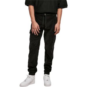 Urban Classics - Corduroy Cargo Heren joggingbroek - L - Zwart