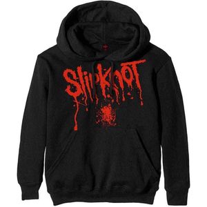 Slipknot - Splatter Hoodie/trui - met rug print - 2XL - Zwart
