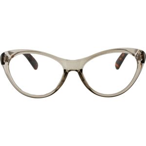 Noci Eyewear leesbril Grace VCB602 +1.00 Grijs transparant montuur - Tortoise poten
