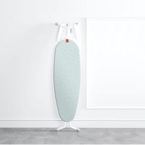 Universele Strijkplankhoes met EasyClip | 100% Katoen en Titanium Coating | 130 x 47 cm | Schuimrubberen Vulling