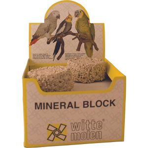 Witte Molen Mineraalblok Groot Grof - Vogel - Aanvullend voer - 424 gr