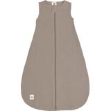 Lässig Babyslaapzak Zomer Muslin GOTS - taupe 7-12 mnd maat 74/80