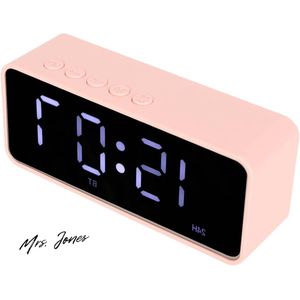 Mrs. Jones Wekkerradio met Luidspreker en USB-poort voor Telefoonopladen .
