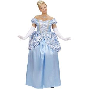 Blauwe prinsessen outfit voor vrouwen  - Verkleedkleding - Small