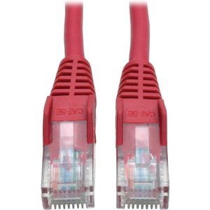 Tripp-Lite N001-006-RD Cat5e 350 MHz Snagless Molded UTP Patch Cable (RJ45 M/M), Red, 6 ft. TrippLite