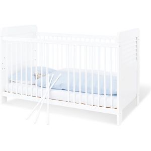 Kinderbedje Siena - Peuterbed - Ombouwbed - Veelzijdig ontwerp - 146 cm x 79 cm x 91 cm