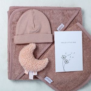 5-delig Cadeau - Baby Giftbox Pinkstone - Kraamcadeau - Baby Geschenkset - Babyshower - Meisje - Little Magic Room