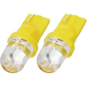 T10 LED geel 12 Volt interieur lamp