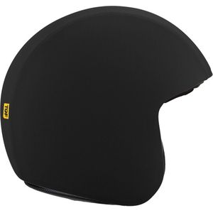 TOF SKIN - Black - losse Skin - LET OP: Past alleen op een TOF BASE HELM (Scooter helm - Brommer helm - Motor helm - Jethelm - Fashionhelm - Retro helm)