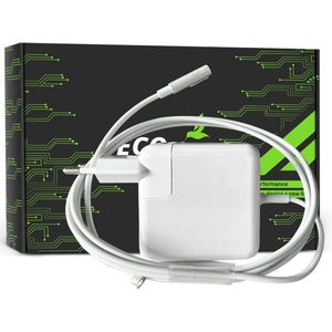 EcoLine - Oplader / AC Adapter - Geschikt voor de Apple MacBook Air 11 13 A1369 A1370 (2008 - 2011) - Magsafe - 14.5V 3.05A 45W.
