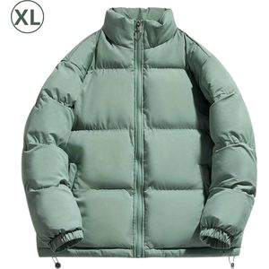 Nivard Winterjas Voor Dames - Faux Fur Bontkraag - Parka - Jas - Winter - Volwassen - Groen - Maat XL