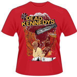 Dead Kennedys Heren Tshirt -XXL- Kill The Poor Rood