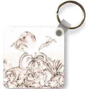 Sleutelhanger - Dino - Kinderen - Jungle Decoratie - Plastic
