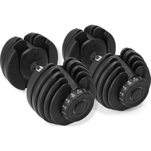 Verstelbare Dumbells - 40 kg - Halterset - 2 stuks - Home Gym - Krachttraining