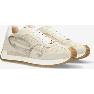 Fred De La Bretoniere Sneaker Yentl Licht Zand - Maat 38