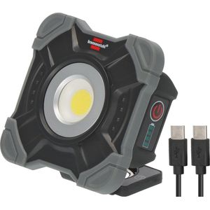 Oplaadbare LED Bouwlamp met Magneet en Karabijnhaak - 1000lm, Dimbaar, Robuust, IP54