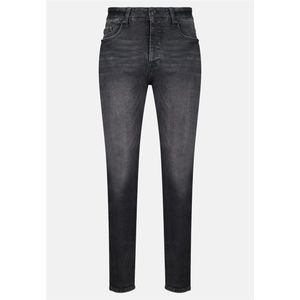 DEELUXE Zwart afgewassen regular jeans STAN DEEP BLACK USED
