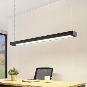 Arcchio - Kantoorverlichting - 1licht - aluminium, polycarbonaat - H: 4.88 cm - zwart (RAL 9005) - Inclusief lichtbron