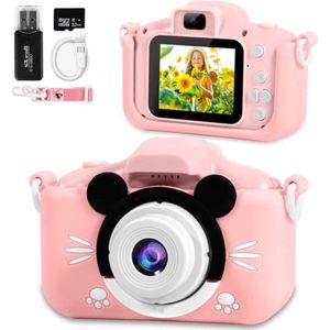 Kindercamera - Camera voor Kinderen - 1080p - 2,0 inch Scherm - Fototoestel met 32 GB SD-kaart - Digitale Camera voor Selfies - Fotocamera voor Jongens en Meisjes van 3-12 Jaar - Speelgoed