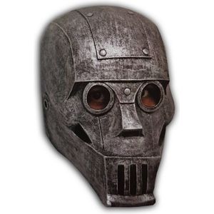 Partychimp Robot Volledig Hoofd Masker Halloween Masker voor bij Halloween Kostuum Volwassenen Carnaval - Latex - One size
