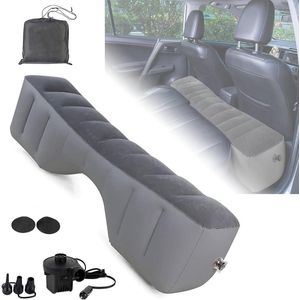 Achterbank Opblaasbaar Dikker Luchtbed voor Reizen Camping Luchtmatras Autobed met Elektrische Luchtpomp Auto Accessoires.