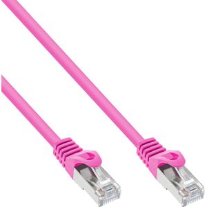 InLine 4043718125784 netwerkkabel 0,5 m Cat5e SF/UTP (S-FTP) Roze