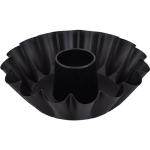 Florina tulband bakvorm voor het bakken van cake en taart 25 cm - Bakvorm - Cakevorm - 25cm - Zwart