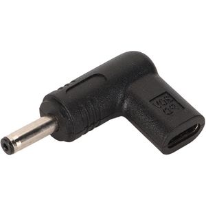 Naar DC-adapter 40 mm x 135 mm 100 W PD Type C Vrouwelijk naar Mannelijk DC-adapter 185-20 V USB 3.1 voor Laptopserie Router Printer Campers Zonnegenerator