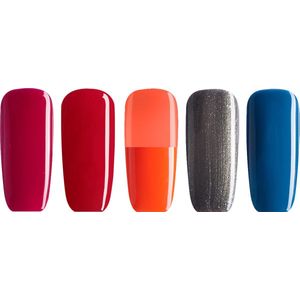 AVN - Gellak – 7 x 10ml - Gel nagellak - Nagels - Gellak starterspakket - MIX4