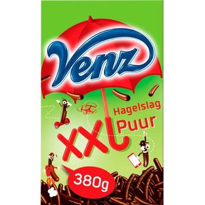 Venz - XXL Hagelslag Puur - 380 g - Doos 9 pak