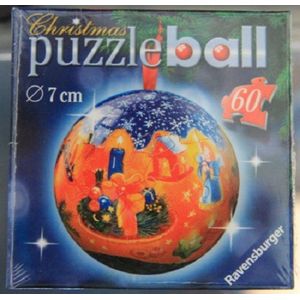 3D Christmas Puzzle Ball - 60 stukjes - Ravensburger - Kerstmis