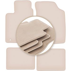 PREMIUM beige matten voor: Renault Clio II hatchback 1998-2005