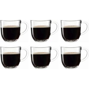 Leonardo Napoli koffie- theeglas 280ml - set van 6 glazen