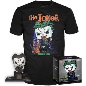 Funko - DC Comics - Jim Lee The Joker Pop and short sleeve T-Shirt Pop Box Size M
