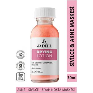 JADELL - Acne Drying Lotion, Gezichtlotion Anti-Acne, Mee-Eters, Blackhead, Uitdrogen van Puistjes, Alle Huidtypen - 30 ml