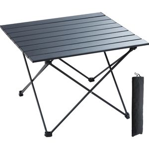 VORLOU - Ultralichte Aluminium Klaptafel Voor Camping - ultra licht - Aluminium - Kampeertafel - Met draagtas - Camping tafel - Reistafel - Draagbare picknicktafel - opvouwbare - opklapbaar – Compact