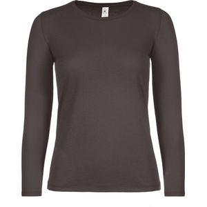 B&C #E150 Ladies' T-shirt long sleeves CGTW06T - Bear Brown - M