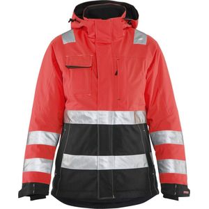 Blaklader Dames Winterjas High Vis 4872-1987 - High Vis Rood/Zwart - L